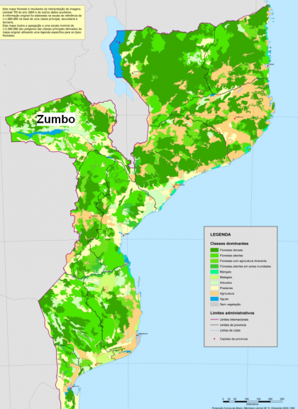 Zumbo, Karte, Afrika